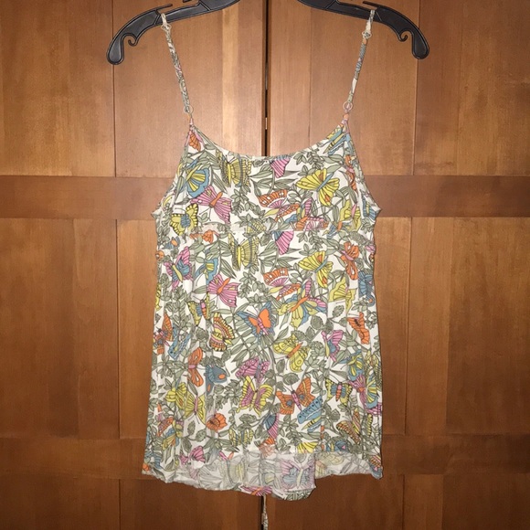 Vintage Inspired Lucky Brand Spaghetti Strap Tank - Picture 3 of 3